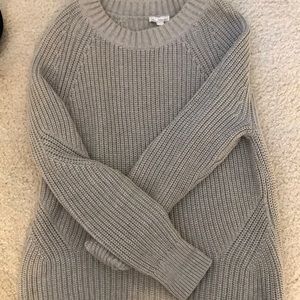 GAP Beige Chunky Cable Knit Sweater (S)